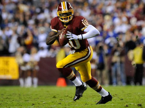 Robert Griffin III: Set an NFL record for rushing yards by a rookie quarterback