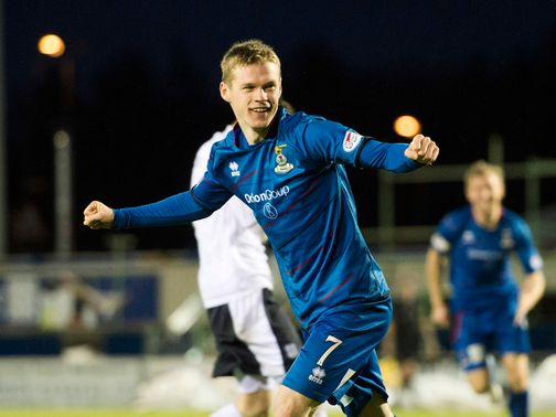 Inverness' Billy McKay celebrates