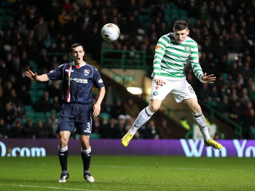 Gary Hooper scores Celtic's third goal