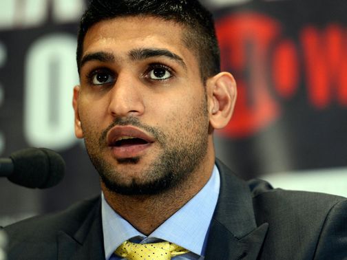 Amir Khan: Heavy favourite at the weekend