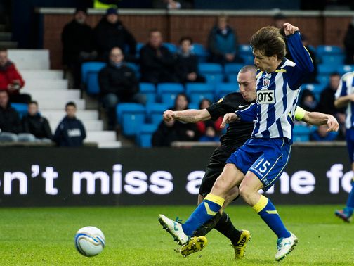 Scott Brown gives Celtic the lead at Rugby Park