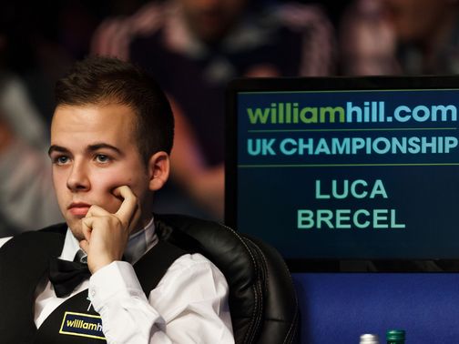 Luca Brecel: His fine run at York is over&nbsp;