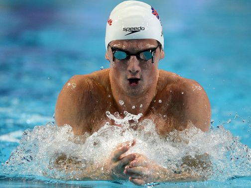Michael Jamieson was one of just two swimming medallists