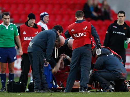 Concern for Rhys Priestland after his injury