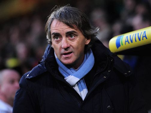 Roberto Mancini: Pleased his side kept going