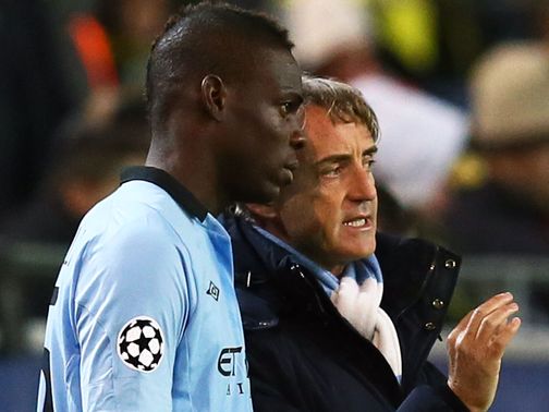 Mario Balotelli: Offered support to Roberto Mancini