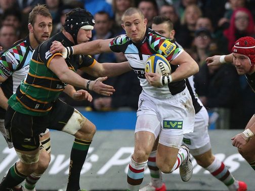 Mike Brown: Will make his 200th appearance for Harlequins