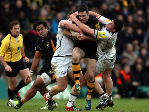 Stephen Jones in action for Wasps