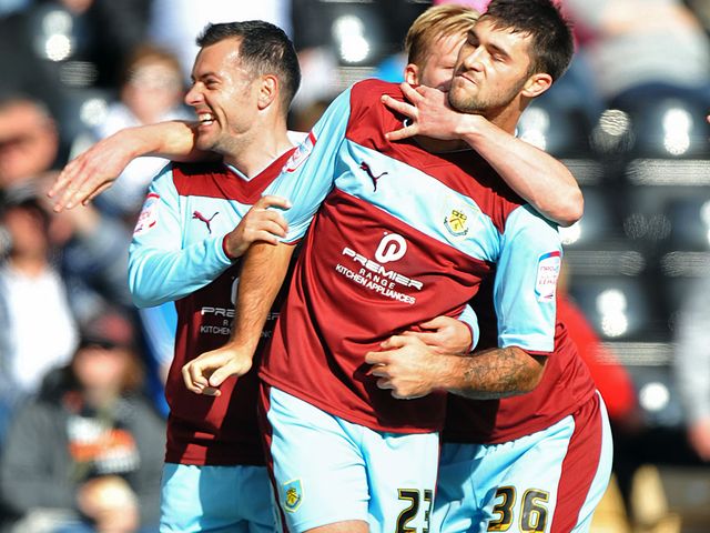 Charlie Austin: On target again for Burnley