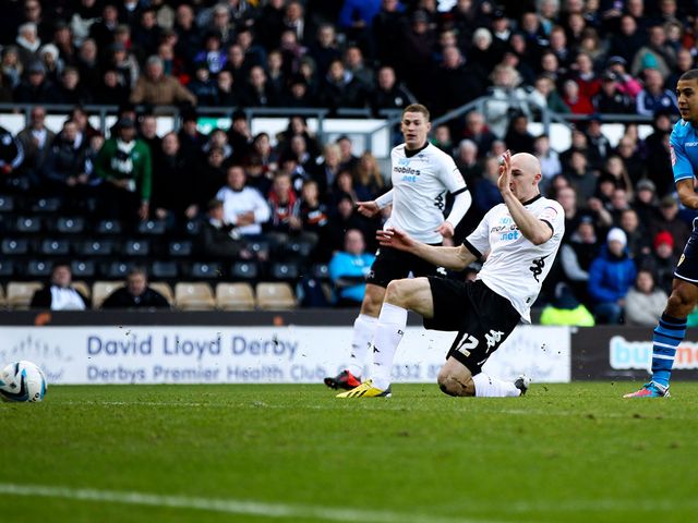 Conor Sammon: Netted Derby's third