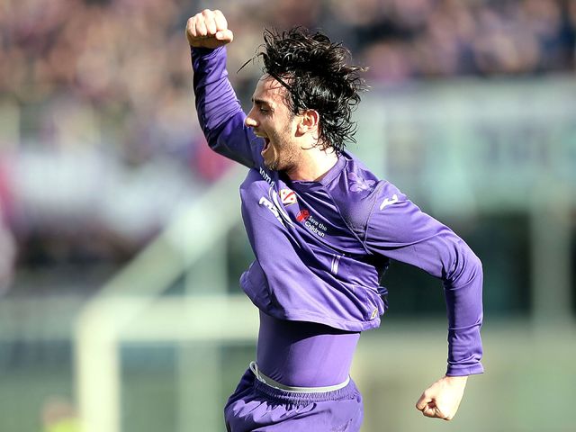 Alberto Aquilani celebrates his goal.