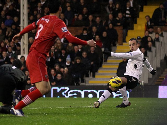 Dimitar Berbatov scored the opening goal for Fulham