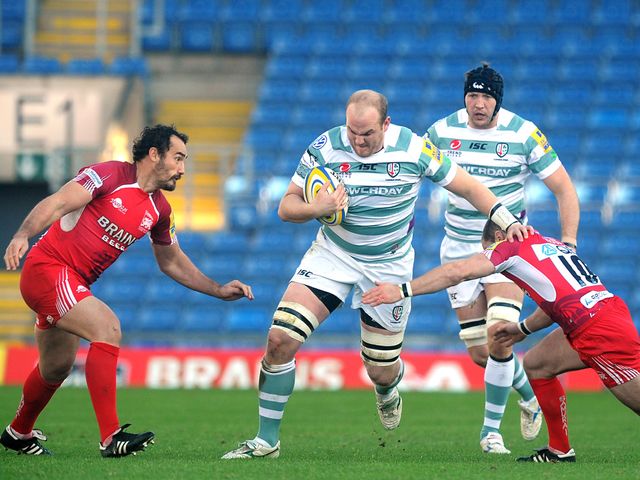 Matt Garvey makes a charge.