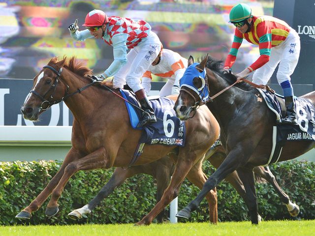 Red Cadeaux: Gained his first Group One victory