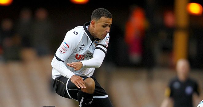 Vincent: Scored twice for Vale