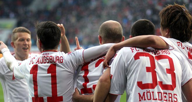 Tobias Werner opened the scoring for Augsburg