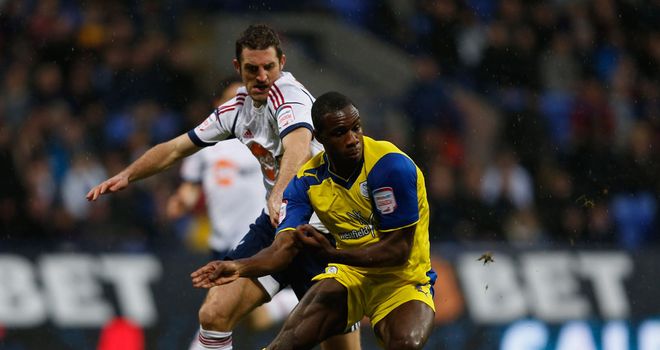 Ricketts and Antonio: Battling for the ball