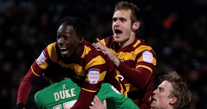 Matt Duke: Praised Bradford for their penalty shoot-out victory over Arsenal