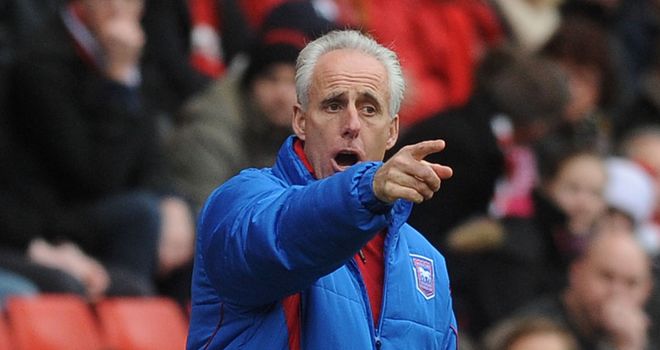 Mick McCarthy: Ipswich boss will be looking to dent Cardiff's promotion hopes