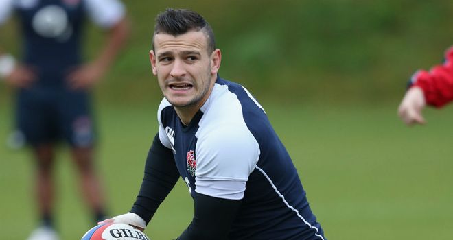 Danny Care during England training