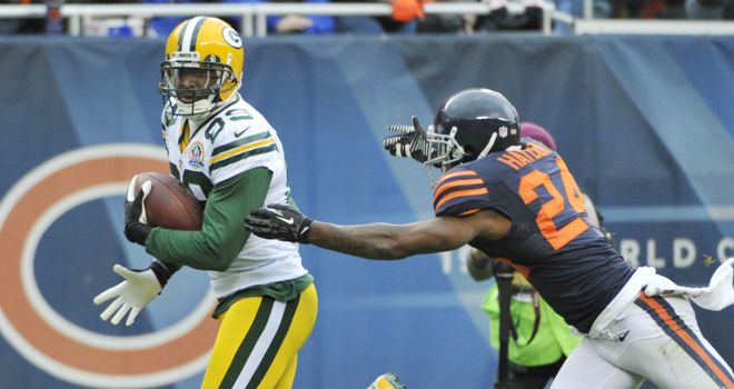 James Jones: three touchdown receptions for the Green Bay Packers