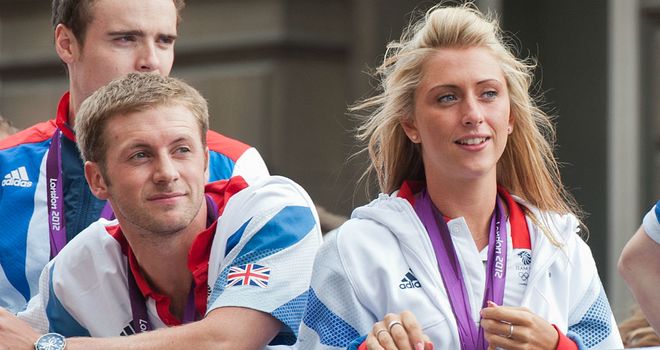 Jason Kenny and Laura Trott: Love is in the air for cycling's newest pair of OBEs