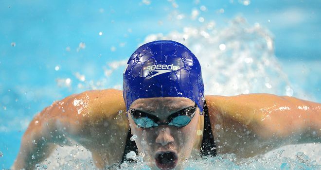 Jemma Lowe on her way to a second bronze medal in Istanbul
