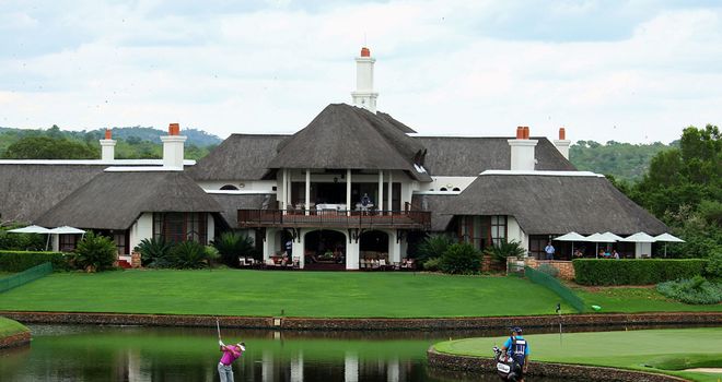 Water is very much in play at the par four 9th hole