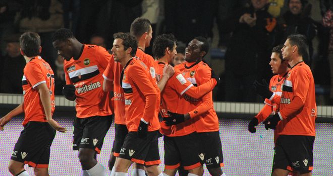 Lorient celebrate their opener