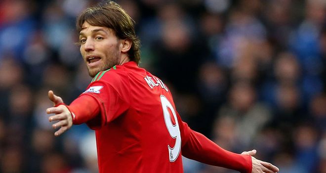 Michu: Has 14 goals in 22 appearances for Swansea