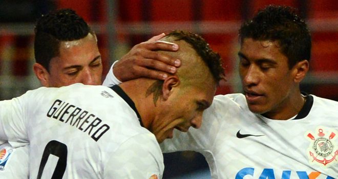 Paolo Guerrero: Celebrates winner against the Egyptians