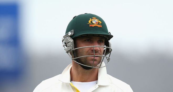 Phil Hughes: Made an impact scoring 86 on day one of the first Test