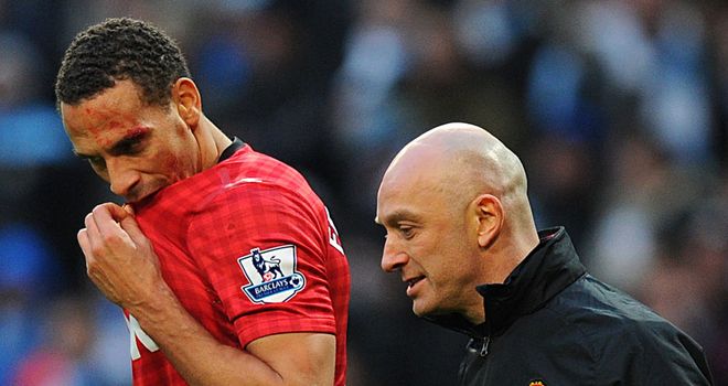 Rio Ferdinand: Hit by coin thrown from stands at Eastlands