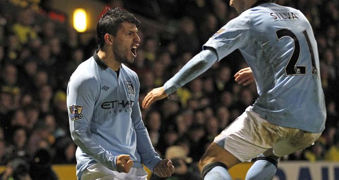 Sergio Aguero: Could be back to face Fulham after hamstring injury