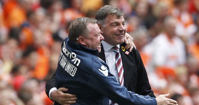 Wally Downes: Celebrating West Ham's Championship play-off final victory over Blackpool