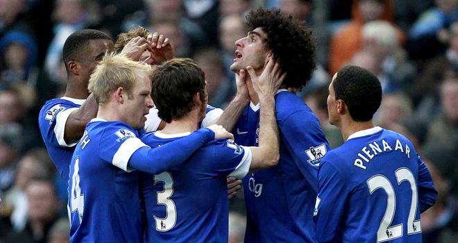 Marouane Fellaini: David Moyes hopes the Belgium international will stay if Everton qualify for the Champions League