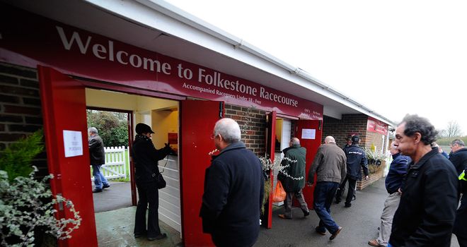 Folkestone: Welcomed racegoers for the final time
