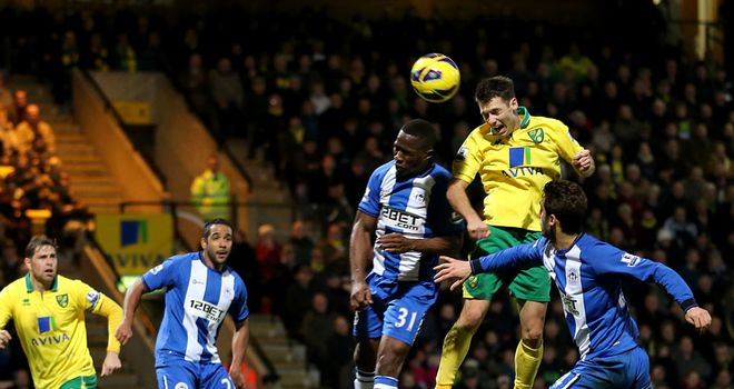 Wes Hoolahan: Headed the winner for Norwich, to extend their unbeaten run.