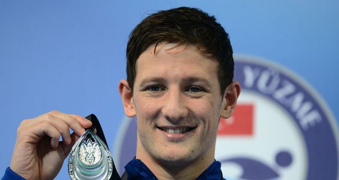 Michael Jamieson: set a new British record of two minutes 03.00 seconds