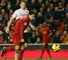Luis Suarez netted an injury time fourth