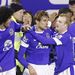 And Nikica Jelavic is at the heart of the celebrations after netting a dramatic winner