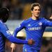 Fernando Torres celebrates after giving Chelsea the lead