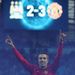 The picture tells the story of Robin van Persie's late Manchester derby winner