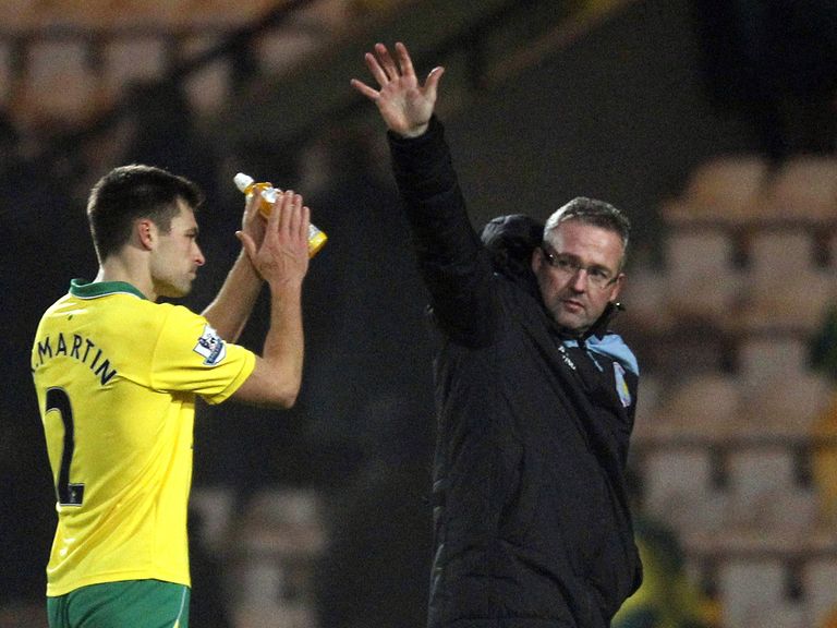 Paul Lambert: Delighted with win at Norwich