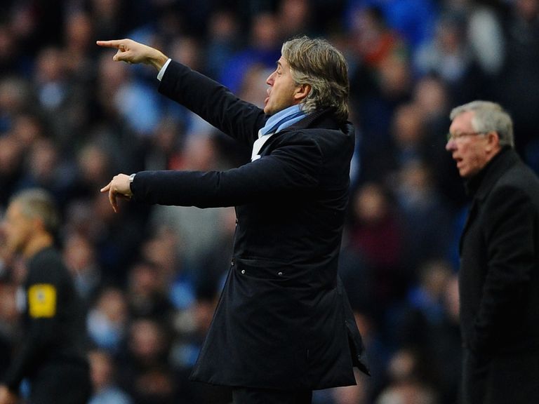 Roberto Mancini: Late Manchester derby defeat