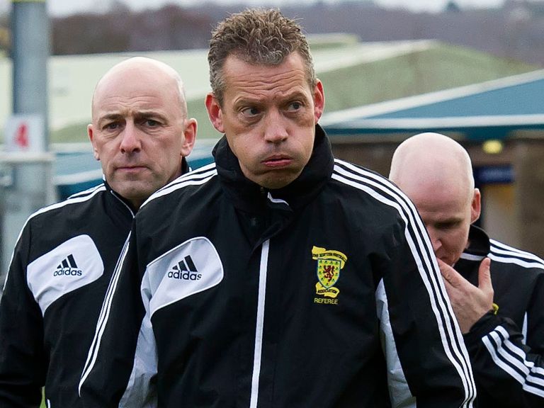 The officials called off Ross County v Hearts