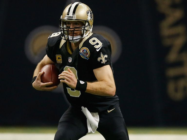 Drew Brees: Threw four touchdown passes