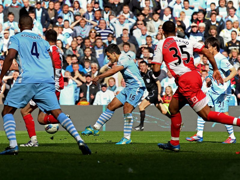 Sergio Aguero's last-gasp goal handed Man City the Premier League title