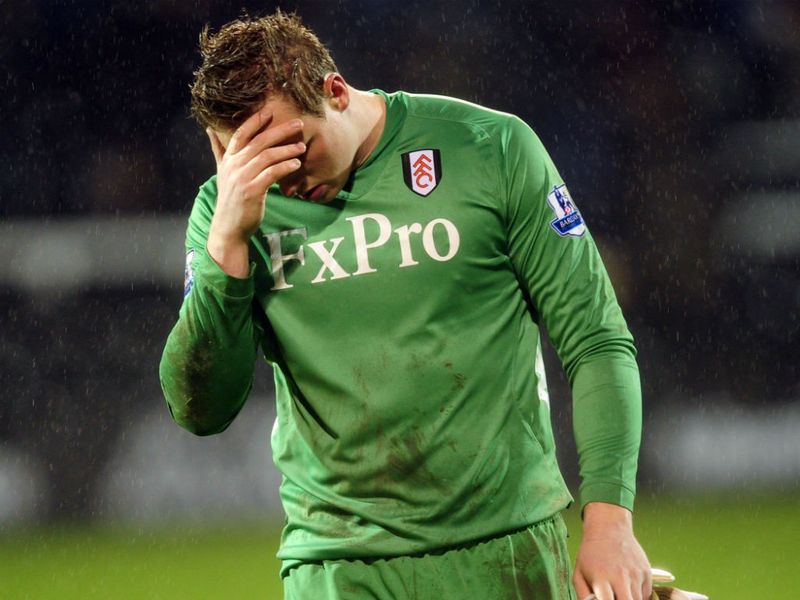 Fulham's stand-in keeper David Stockdale reflects on his mistake which proved costly for the Cottagers .