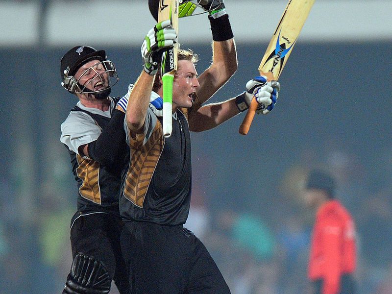 ...and amassed an unbeaten century in an eight-wicket win for New Zealand.